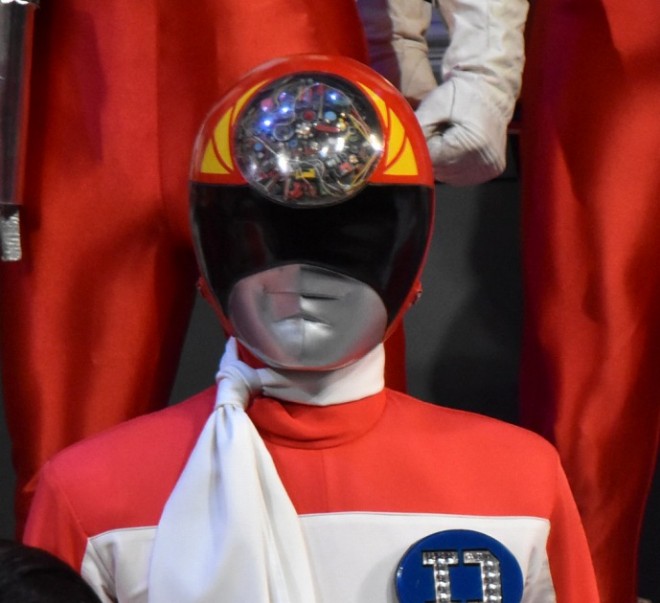 "Denshi Sentai Denziman" - Denzi Red